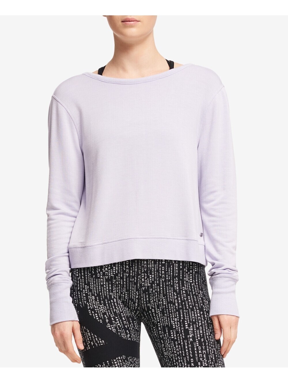 DKNY Womens Sport V-Back Fitness Sweatshirt Size XL